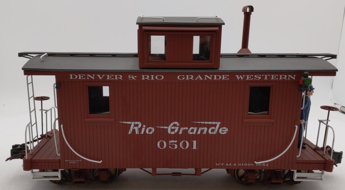 AMS AM33-0113 On3 D&RGW Short Caboose #0501 EX/Box