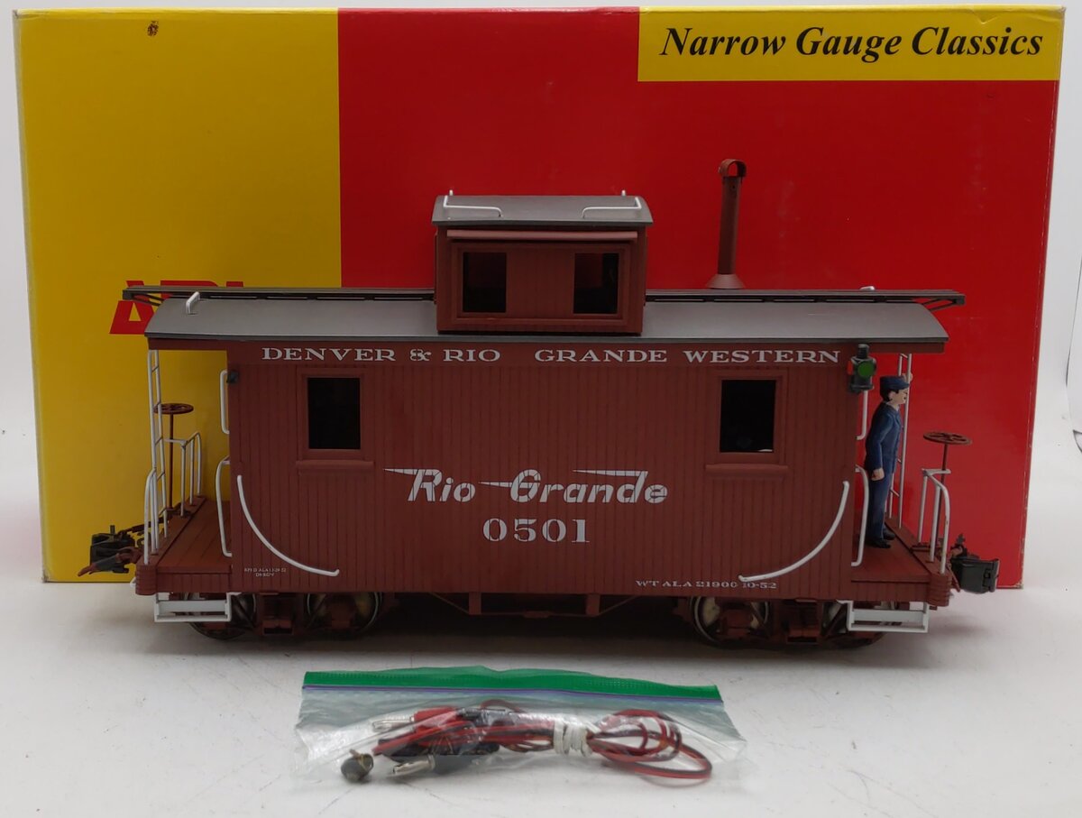 AMS AM33-0113 On3 D&RGW Short Caboose #0501 EX/Box
