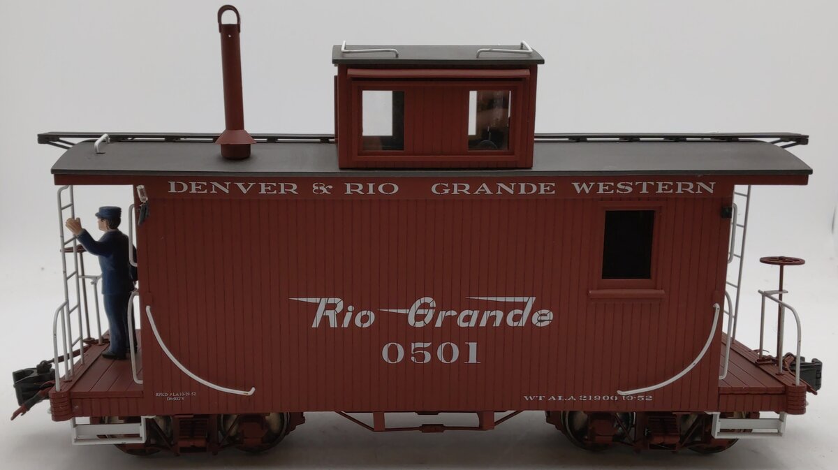 AMS AM33-0113 On3 D&RGW Short Caboose #0501 EX/Box