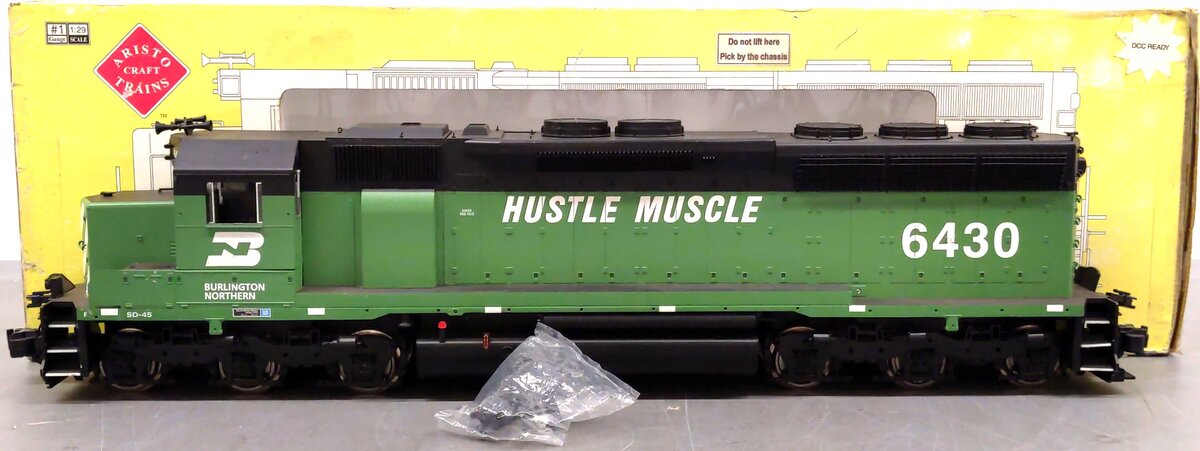 Aristo-Craft ART22480 Burlington Northern "Hustle Muscle" SD-45 Diesel Loco EX/Box