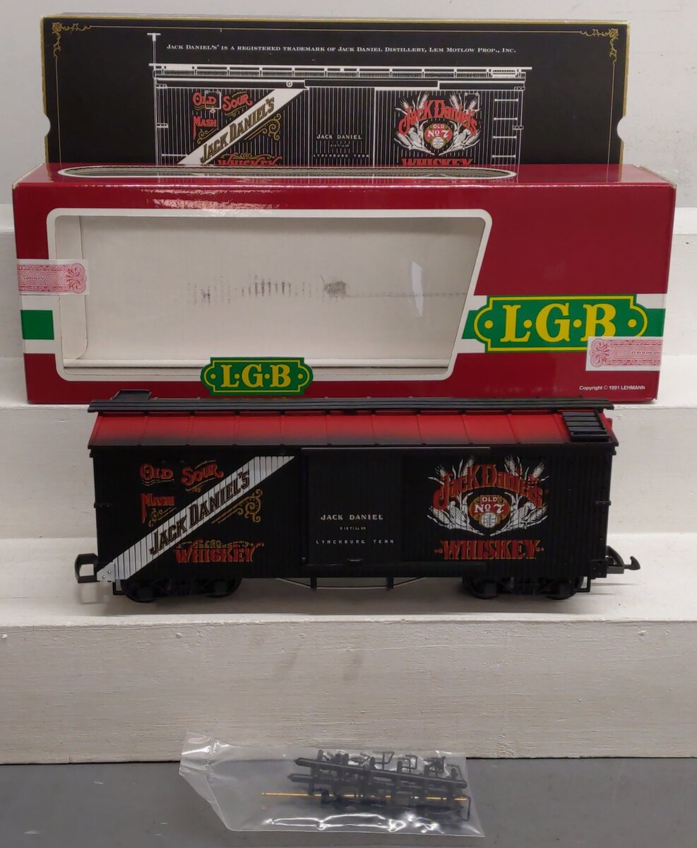 LGB 4067-JD G Scale Jack Daniels Boxcar LN/Box
