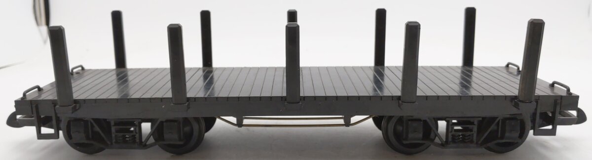 HLW 01002 G Scale Black Flat Car EX