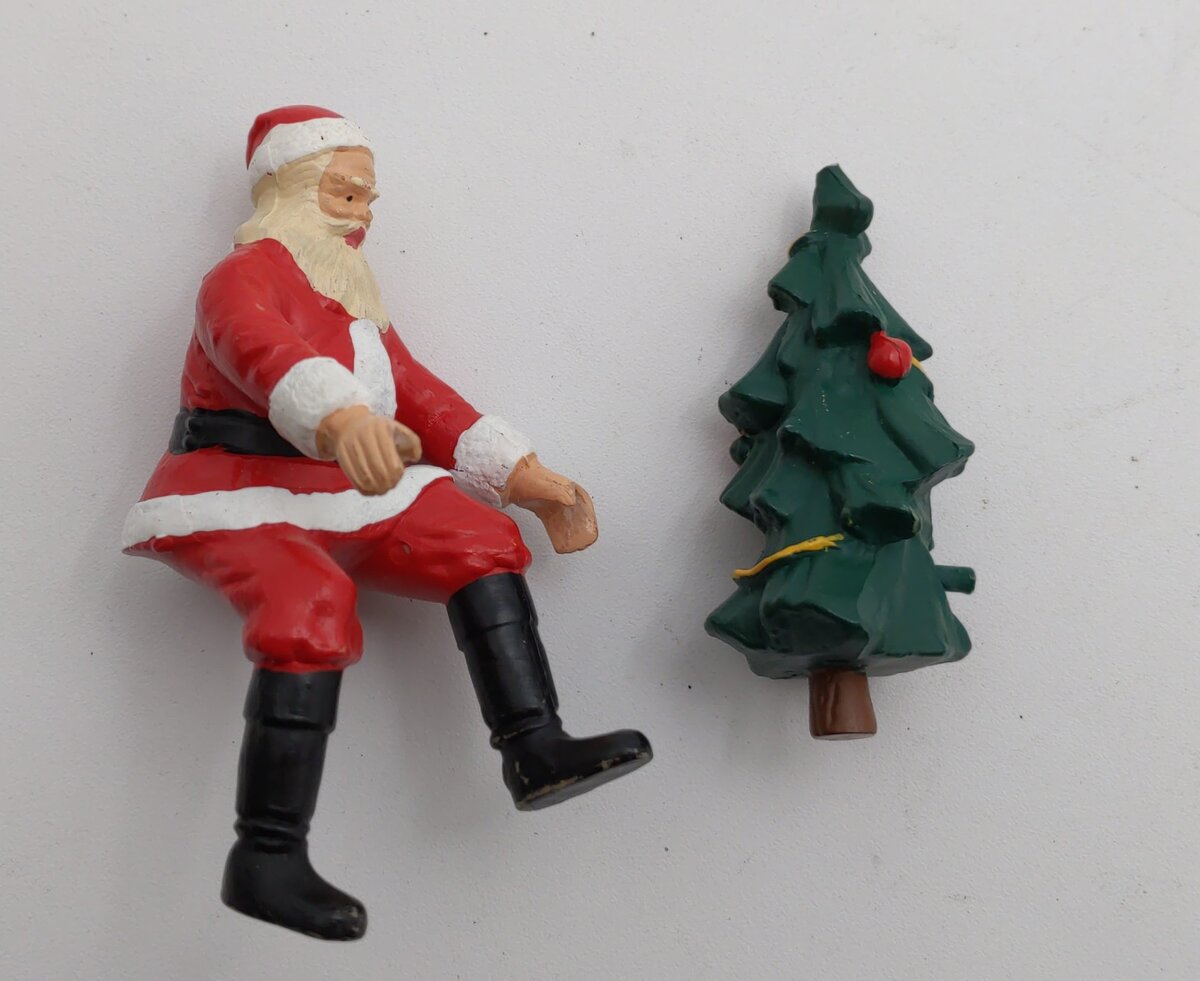 LGB 21030 G Scale Santa on Motorcycle EX/Box