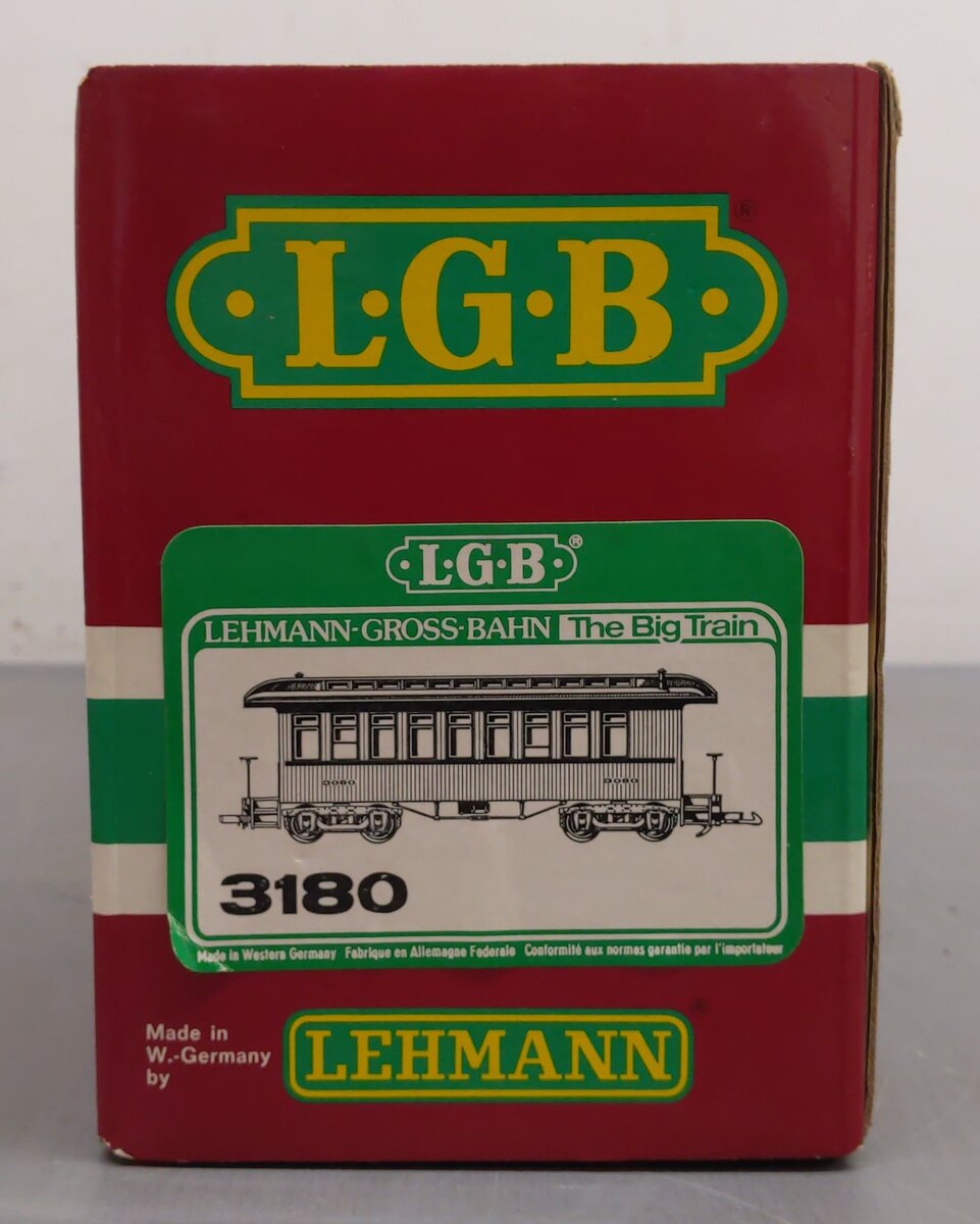 LGB 3180 G Scale Denver, South Park & Pacific Passenger Car EX/Box