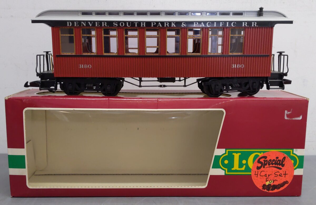 LGB 3180 G Scale Denver, South Park & Pacific Passenger Car EX/Box