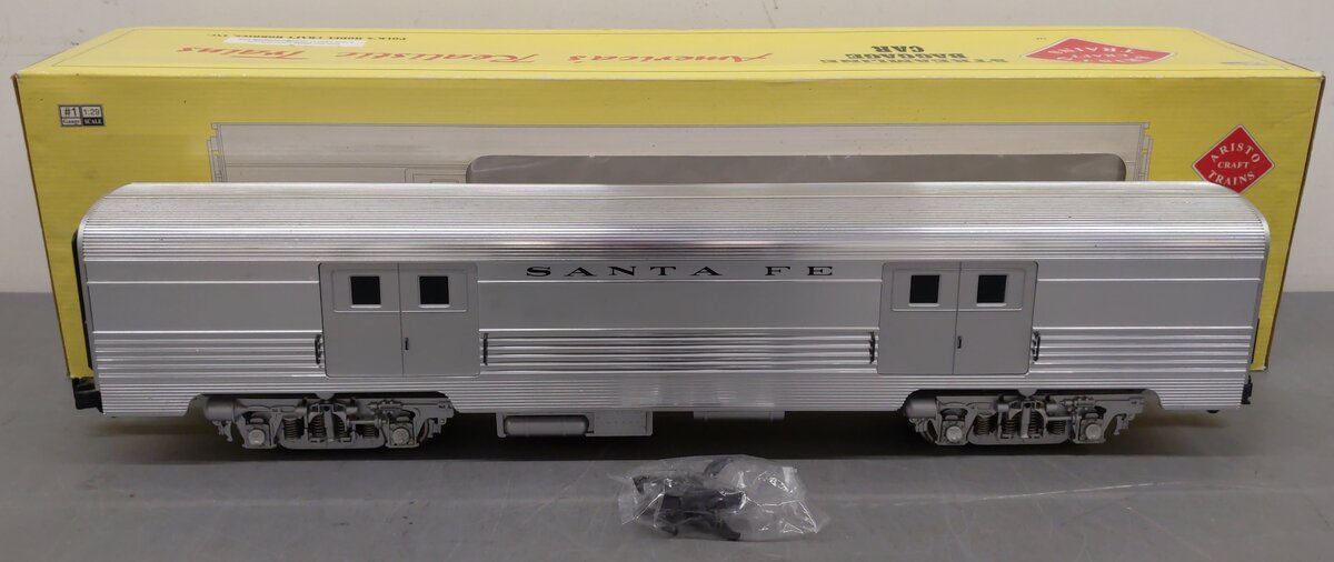 Aristo-Craft 32205 Santa Fe Streamlined Baggage Car - Metal Wheels EX/Box