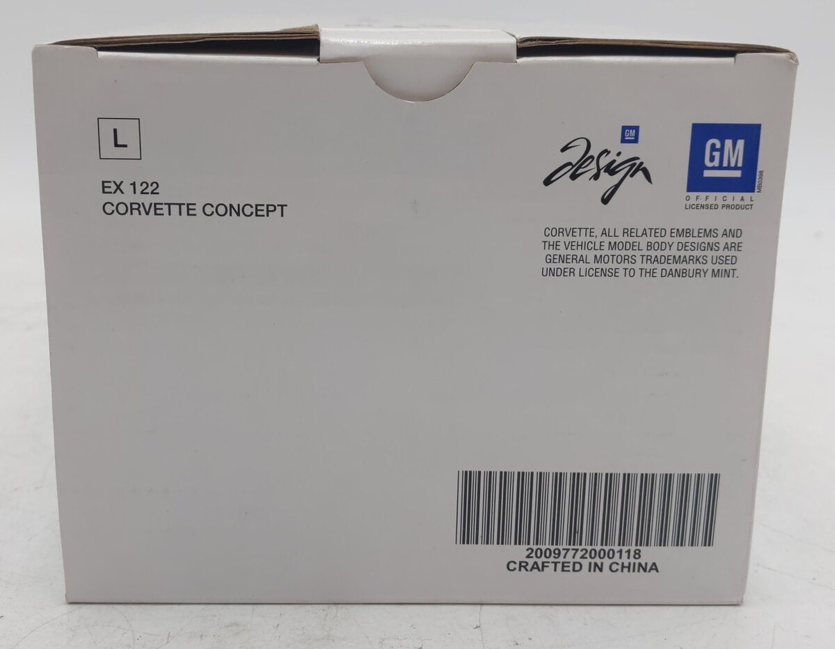 Danbury Mint 1:24 Chevrolet Corvette EX 122 Concept Car EX/Box