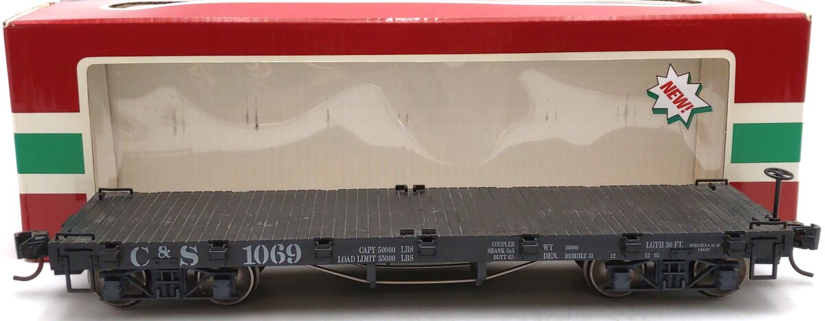 LGB 42690 Colorado and Southern Flatcar (Metal Wheels) VG/Box