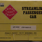 Aristo-Craft 32505 G ATSF "Fred Harvey" Streamlined Diner Car - Metal Wheels EX/Box