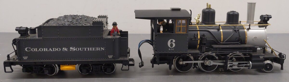 LGB 2019S G Scale Colorado & Southern Mogul Steam Locomotive & Tender #6 EX/Box