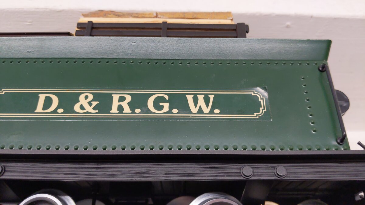 LGB 2018D G Scale D&RGW 2-6-0 Mogul Steam Loco & Tender #18 - Custom/Box
