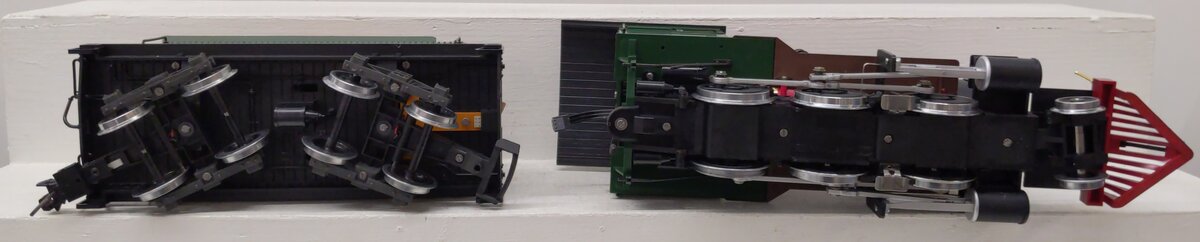 LGB 2018D G Scale D&RGW 2-6-0 Mogul Steam Loco & Tender #18 - Custom/Box