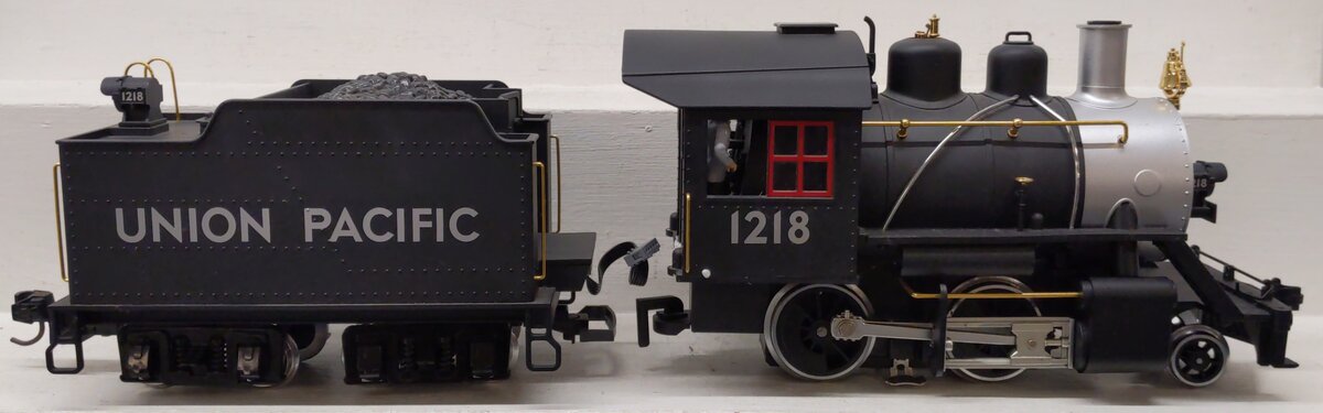 LGB 20232 G Scale Union Pacific 2-4-0 Steam Locomotive & Tender W/Sound #1218 VG/Box