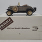 Danbury Mint 1931 1:24 1931 Ford Model A Roadster EX/Box