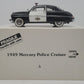 Danbury Mint 1949 1:24 1949 Mercury Police Cruiser EX/Box