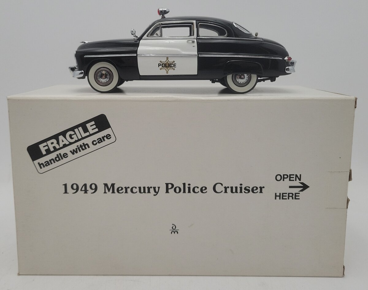 Danbury Mint 1949 1:24 1949 Mercury Police Cruiser EX/Box