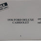 Danbury Mint 1936 1:24 1936 Ford Deluxe Cabriolet EX/Box