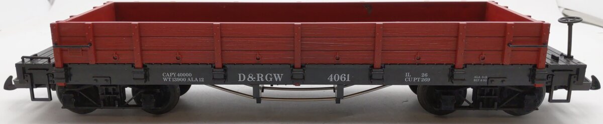 LGB 4061 G Scale Denver & Rio Grande Western Gondola #4061 EX/Box