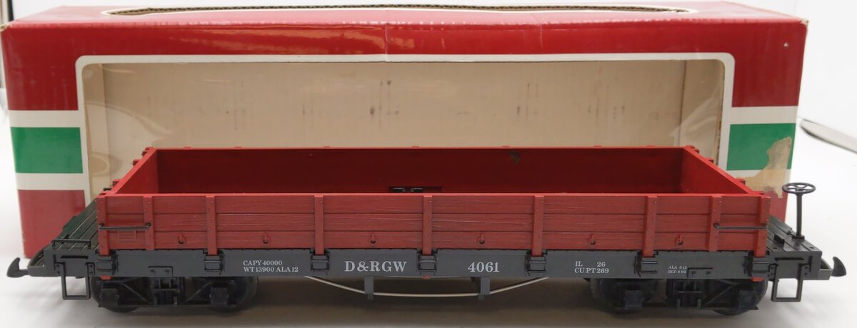 LGB 4061 G Scale Denver & Rio Grande Western Gondola #4061 EX/Box
