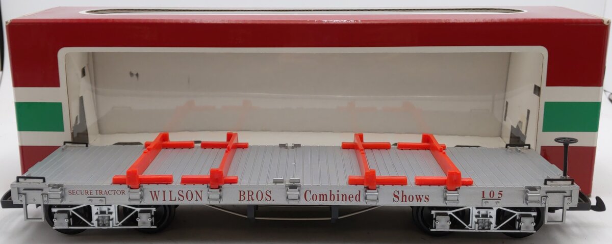 LGB 4360-DG Wilson Bros Circus Silver Flatcar LN/Box
