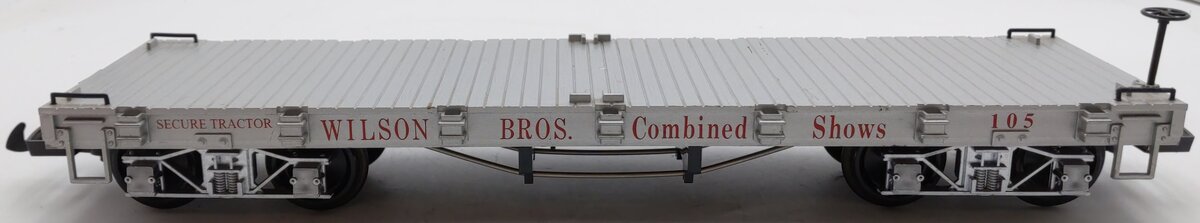LGB 4360-DG Wilson Bros Circus Silver Flatcar #105 EX/Box