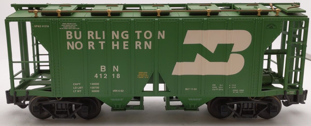 Aristo-Craft 41218 Burlington Northern 2-Bay Covered Hopper EX/Box