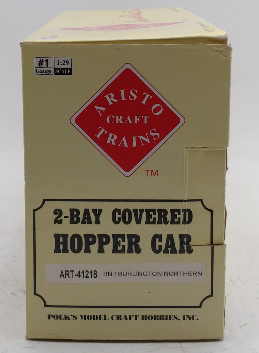 Aristo-Craft 41218 Burlington Northern 2-Bay Covered Hopper EX/Box