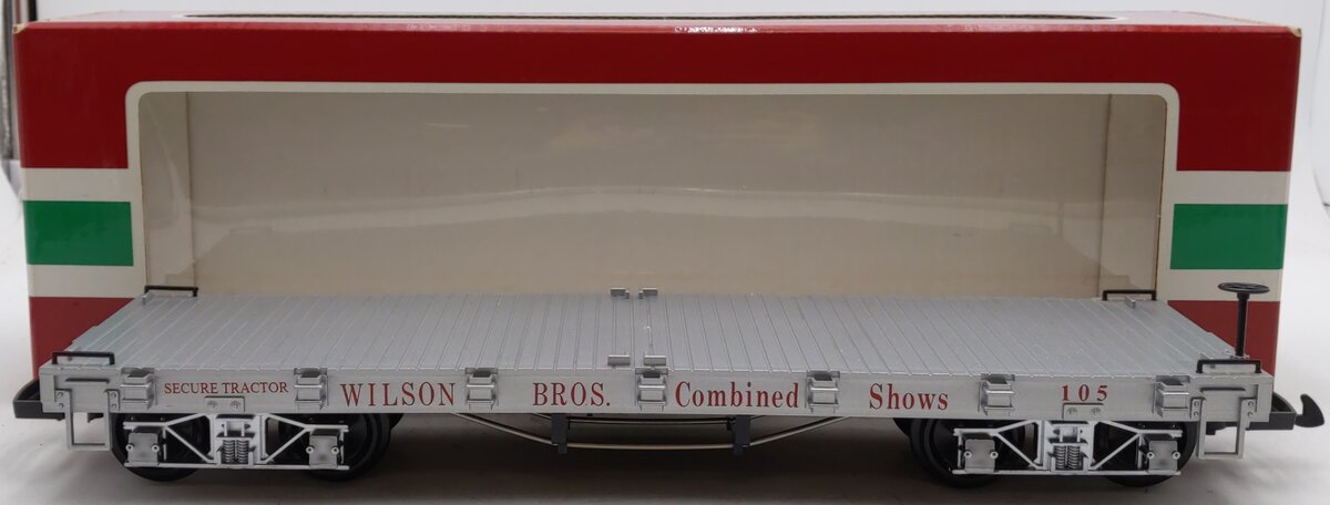 LGB 4360-DG Wilson Bros Circus Silver Flatcar LN/Box