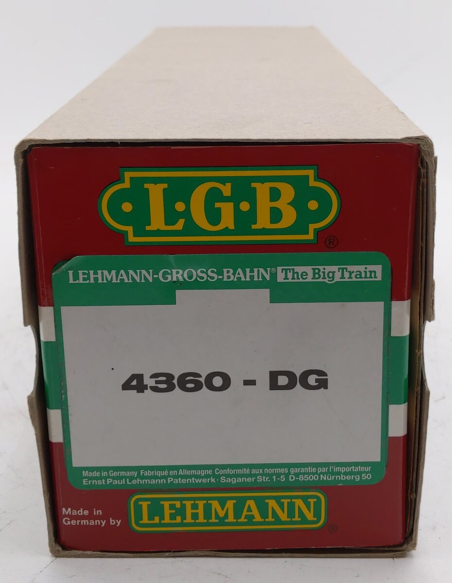 LGB 4360-DG Wilson Bros Circus Silver Flatcar LN/Box