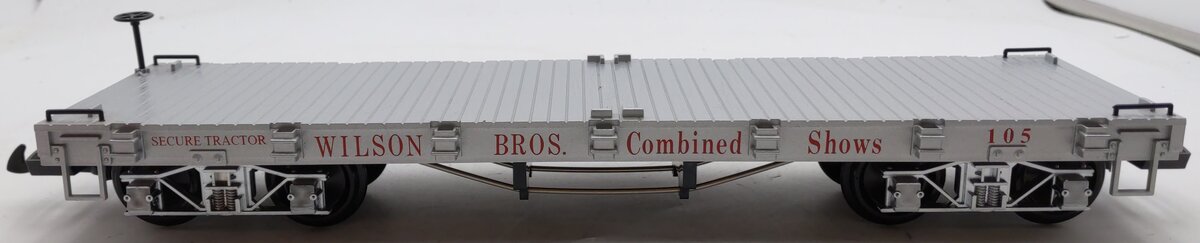 LGB 4360-DG Wilson Bros Circus Silver Flatcar LN/Box