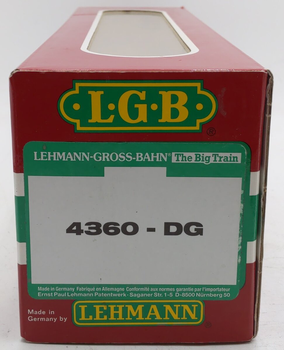 LGB 4360-DG Wilson Bros Circus Silver Flat w/ Ramp VG/Box