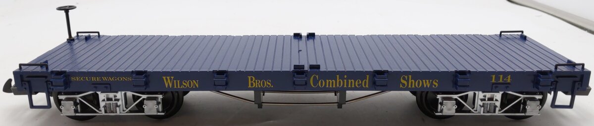 LGB 4060-DG G Scale Wilson Brothers Circus Flatcar #114 LN/Box
