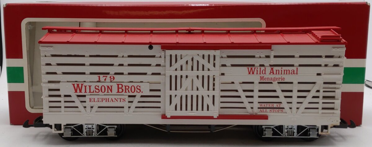 LGB 4068-DG G Scale Wilson Bros. Elephant Circus Car w/o Elephant EX/Box