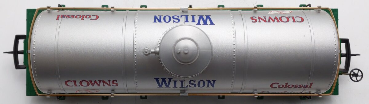 LGB 4080-DG Wilson Bros.Circus Single Dome Tank Car #165 (Metal Wheels) EX/Box