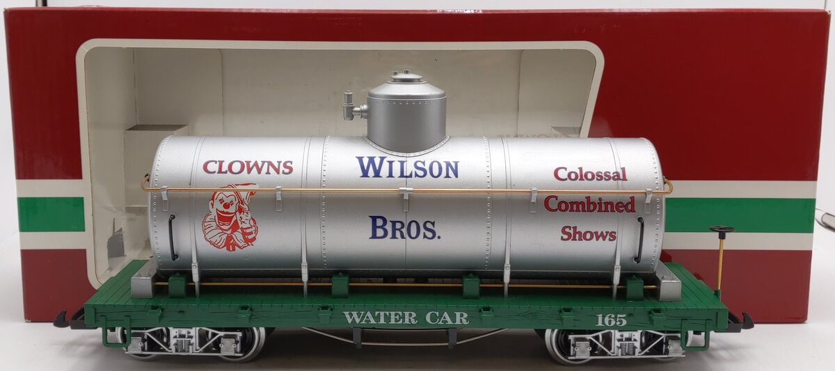 LGB 4080-DG Wilson Bros.Circus Single Dome Tank Car #165 (Metal Wheels) EX/Box