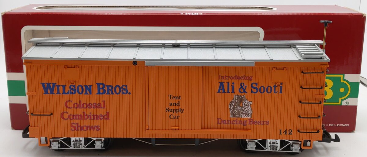LGB 4067-DG G Ali & Sooti Wilson Brothers Circus Boxcar LN/Box