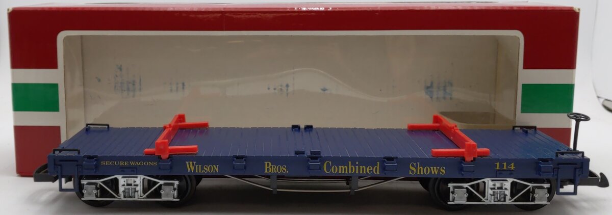 LGB 4060-DG G Scale Wilson Brothers Circus Flatcar EX/Box
