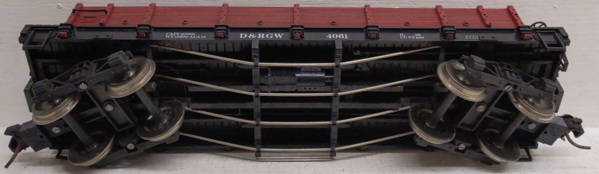 LGB 4061 Denver & Rio Grande Western Flatcar - Metal Wheels VG/Box