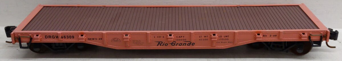 Aristo-Craft 46309 Denver & Rio Grande Western Flatcar VG/Box