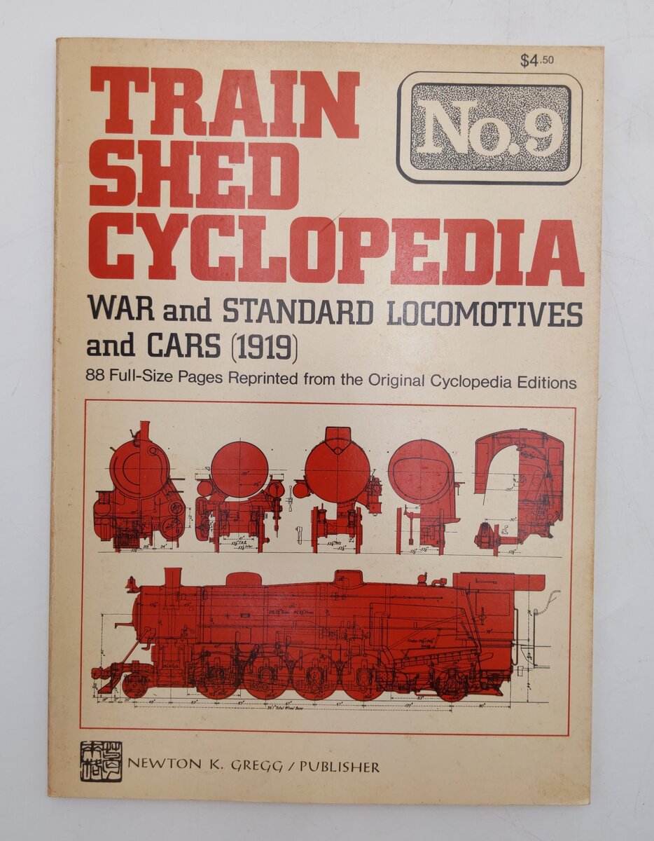 Train Shed Cyclopedia No.9 Paperback Book By Newton K. Gregg VG