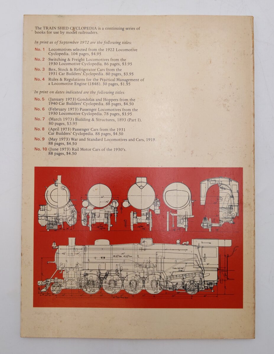 Train Shed Cyclopedia No.9 Paperback Book By Newton K. Gregg VG