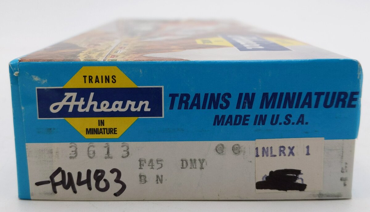 Athearn 3613 HO Scale Burlington Northern F45 Dummy Locomotive #6642 EX/Box