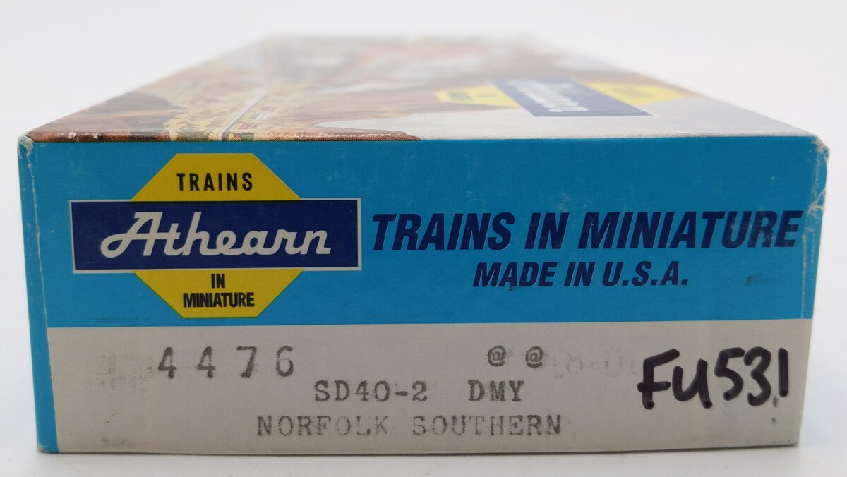 Athearn 4476 HO Norfolk Southern SD40-2 Dummy Diesel Locomotive #6078 EX/Box