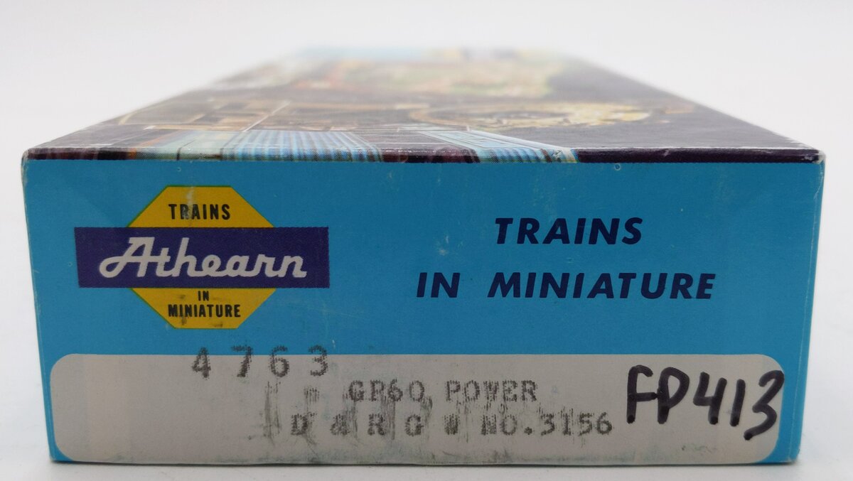 Athearn 4763 HO Denver & Rio Grande Western GP-60 Diesel Locomotive #3156 VG/Box