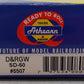 Athearn 8046 HO Scale Denver & Rio Grande Western SD-60 Powered Diesel #5507 EX/Box