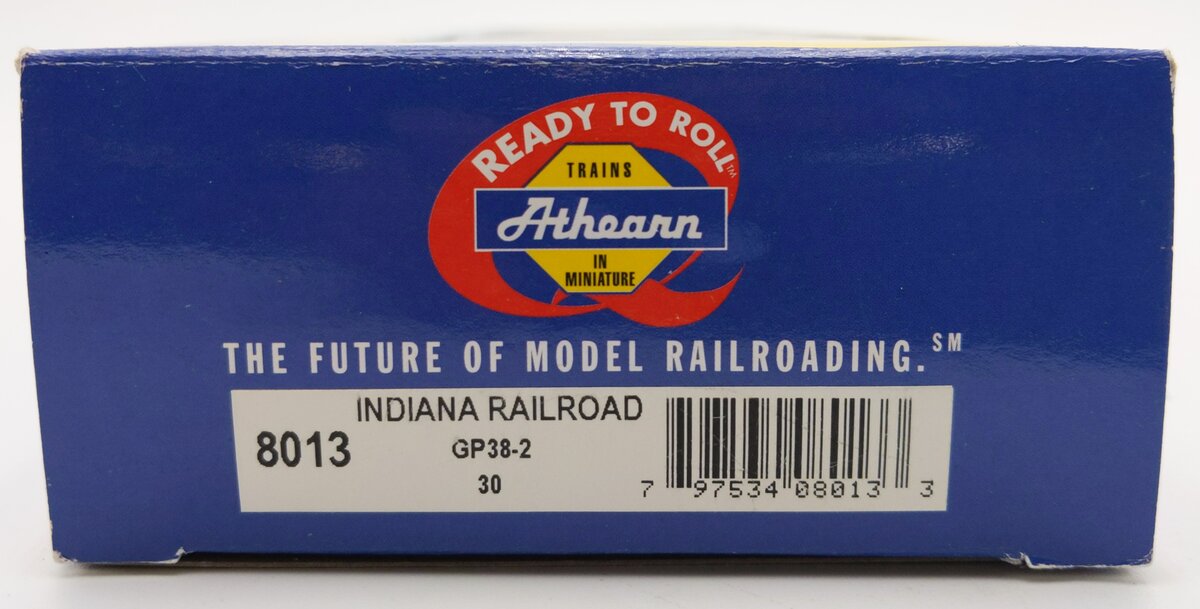 Athearn 8013 HO Scale Indiana Railroad GP38 Diesel Locomotive #30 EX/Box
