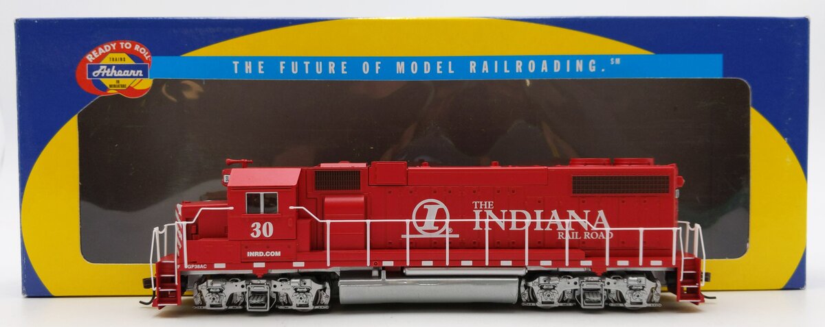 Athearn 8013 HO Scale Indiana Railroad GP38 Diesel Locomotive #30 EX/Box