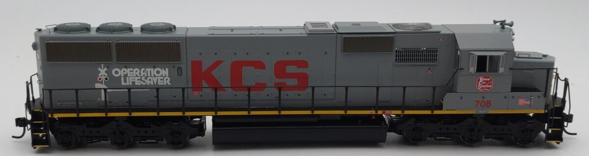 Athearn 8073 HO Scale Kansas City Southern SD-50 Diesel Locomotive #708 -DC LN/Box