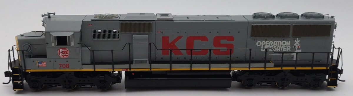 Athearn 8073 HO Scale Kansas City Southern SD-50 Diesel Locomotive #708 -DC LN/Box
