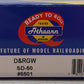 Athearn 8095 HO Denver & Rio Grande Western SD-50 Diesel Locomotive #5501 -DC EX/Box